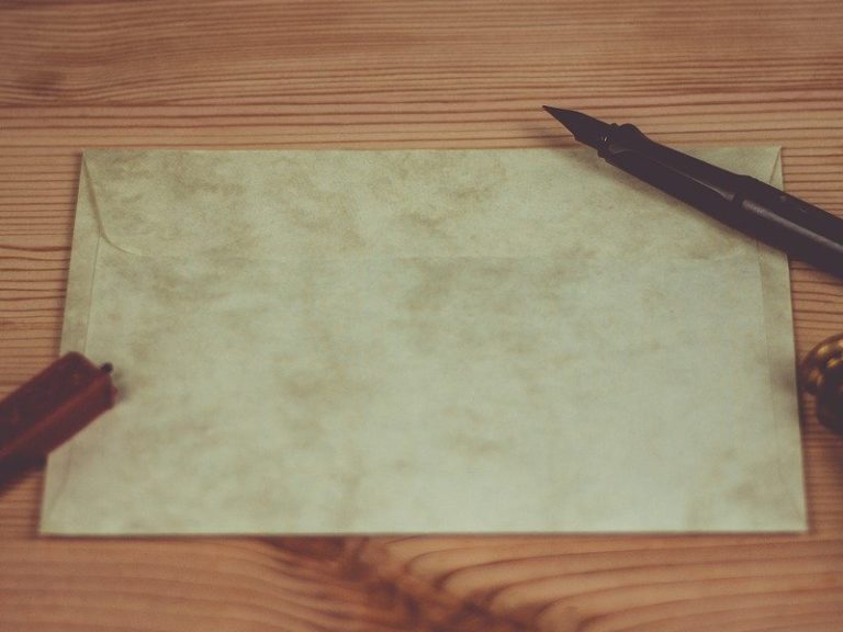 letters, envelope, wax